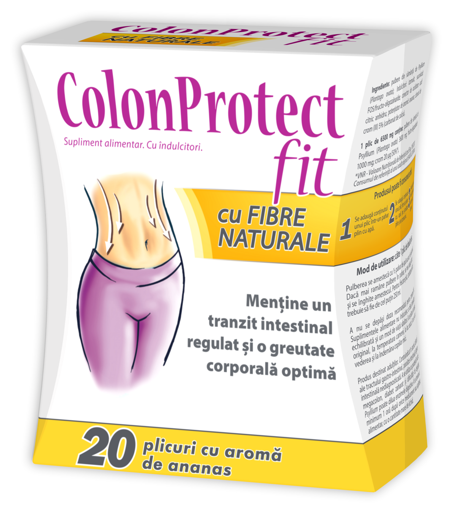 Pareri ColonProtect FIT supliment slabire pretul tranzitului intestinal regulat. Prospect.